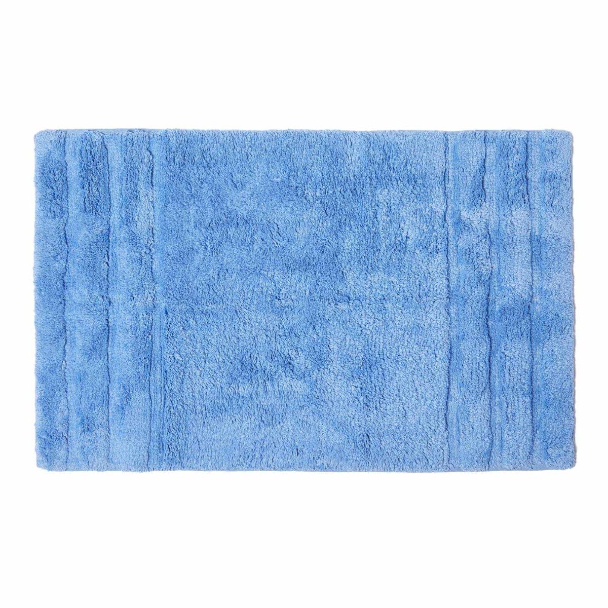 Homescapes Badematte Badematte Spa Supreme Blau, Höhe 30 mm, Badematte - 50 günstig online kaufen