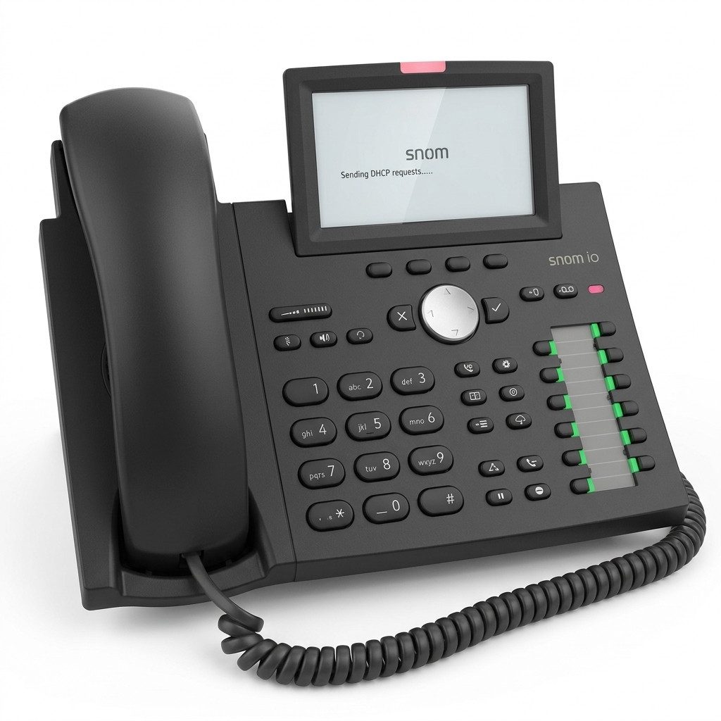 Snom Snom D375 VoIP Tischtelefon ohne Netzteil Festnetztelefon