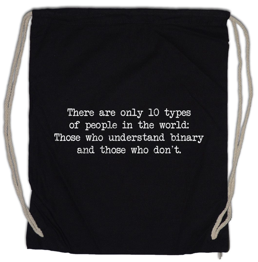 Turnbeutel There Are Only 10 Types Of People Turnbeutel Binary Code Binär Bits