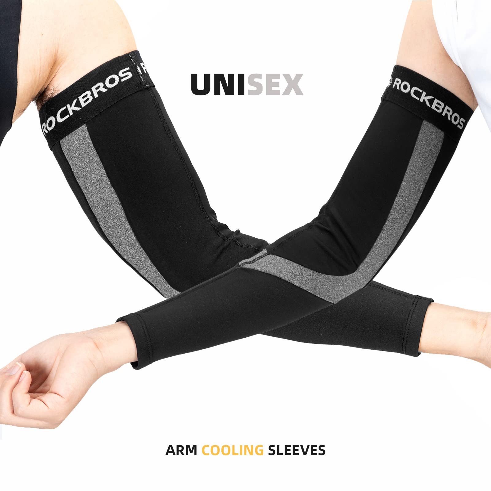ROCKBROS Armlinge Winter Armwärmer/Beinwärmer Damen Herren für Radsport Wandern Laufen Outdoor