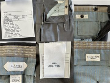 Incotex Loungehose INCOTEX Italy Venezia Benson Lana Wool Classic Trousers Hose Anzug Pan
