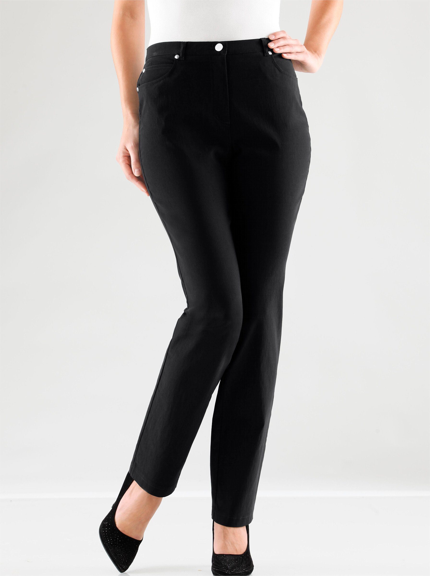 Stehmann Jerseyhose 5-Pocket-Hose Innenbeinlänge ca. 77 cm