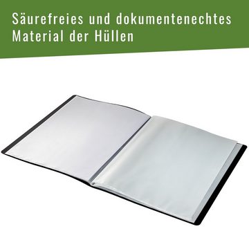LEITZ Präsentationsordner Recycle Sichtbuch, für 40 Blatt (80 g/m)