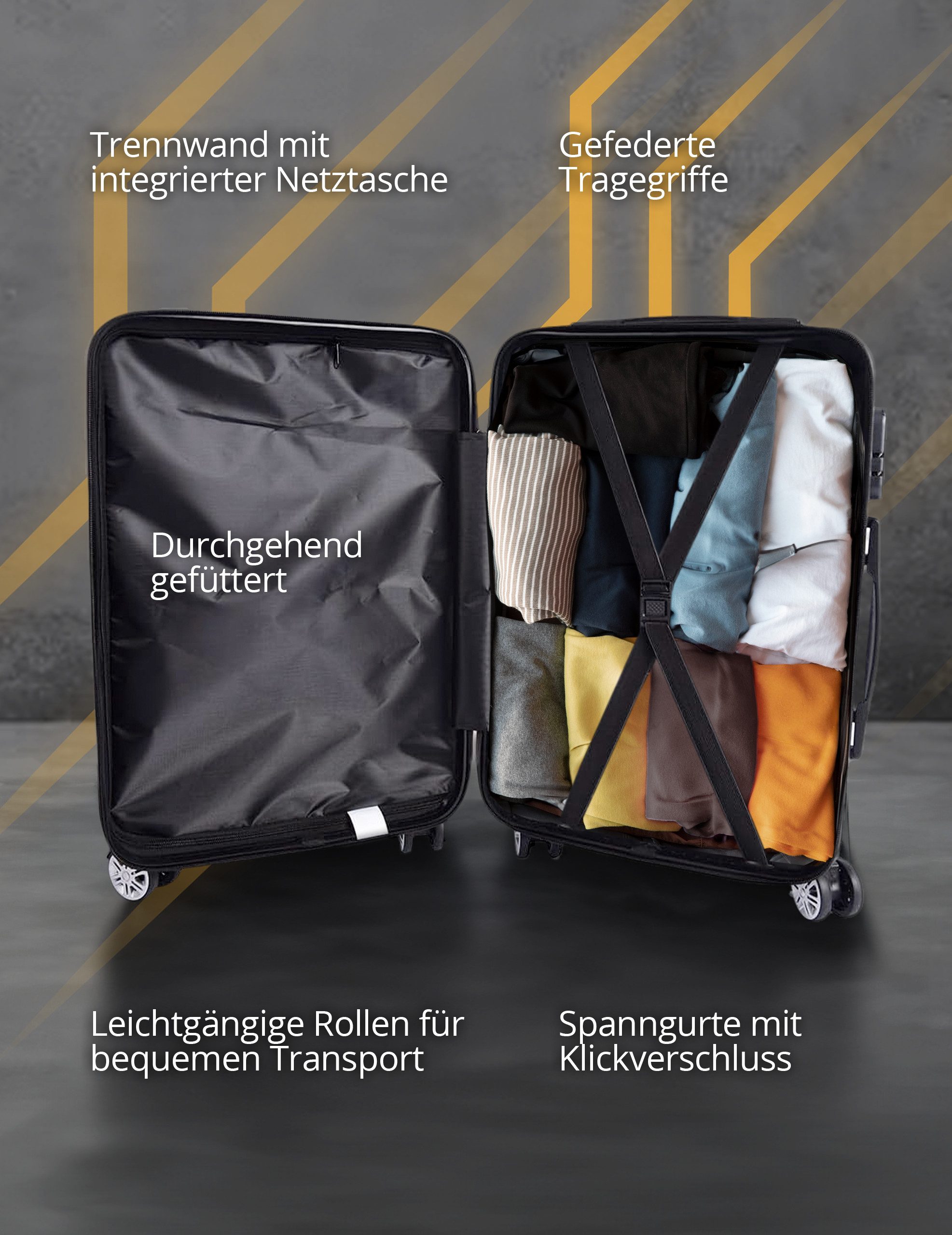 VERTICAL STUDIO Handgepäck-Trolley x CRYPTO "Bull Run" 20" 28"