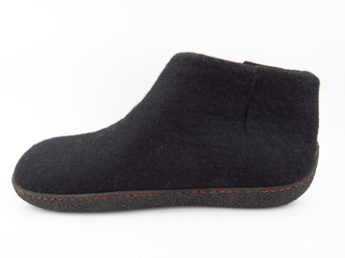 tofvel Rabara black GS Hausschuh