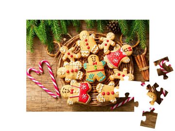 puzzleYOU Puzzle Weihnachtsessen: hausgemachte Lebkuchen, 48 Puzzleteile, puzzleYOU-Kollektionen Weihnachten