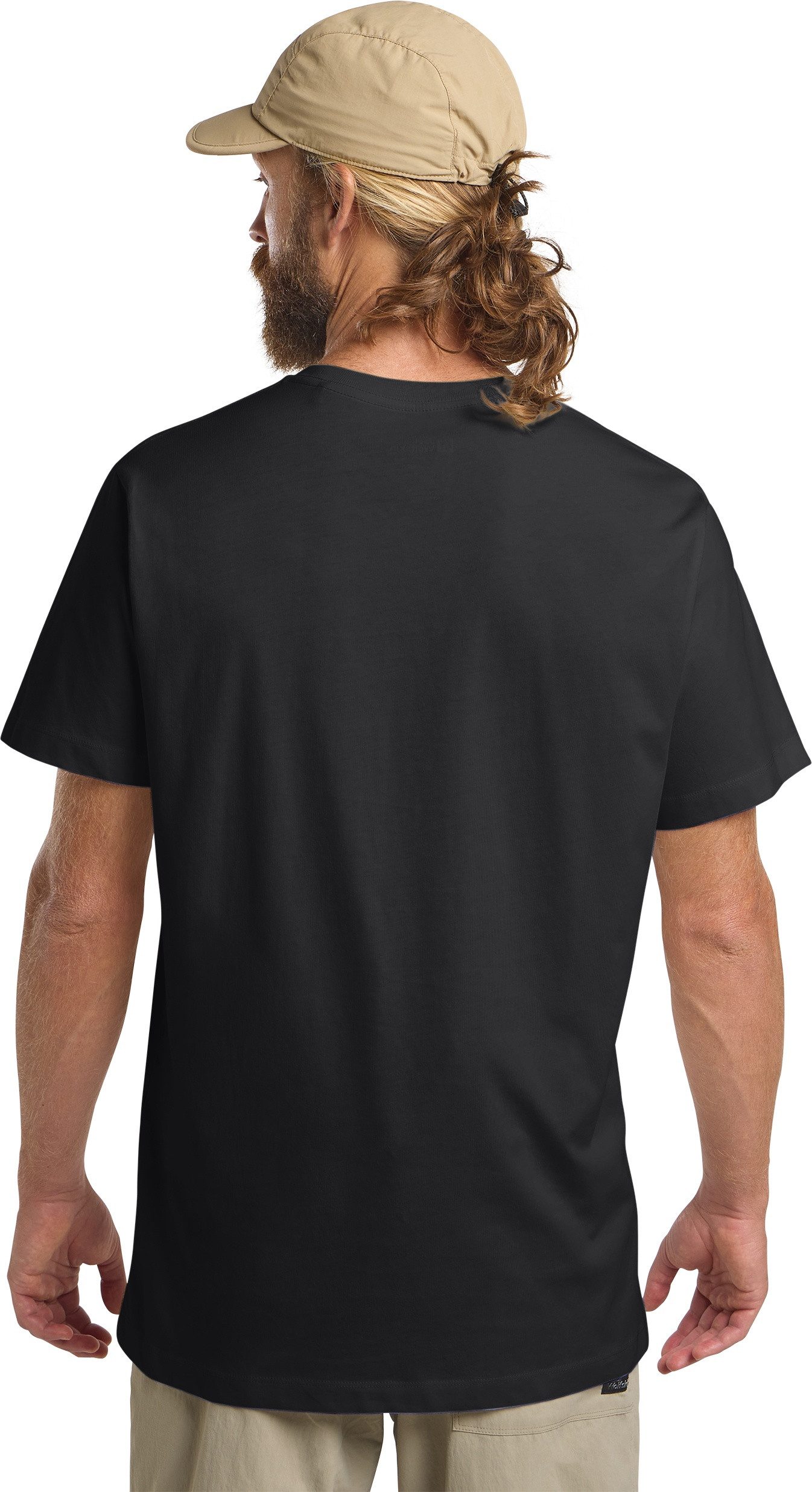 Jack Wolfskin ESSENTIAL T-Shirt M T black