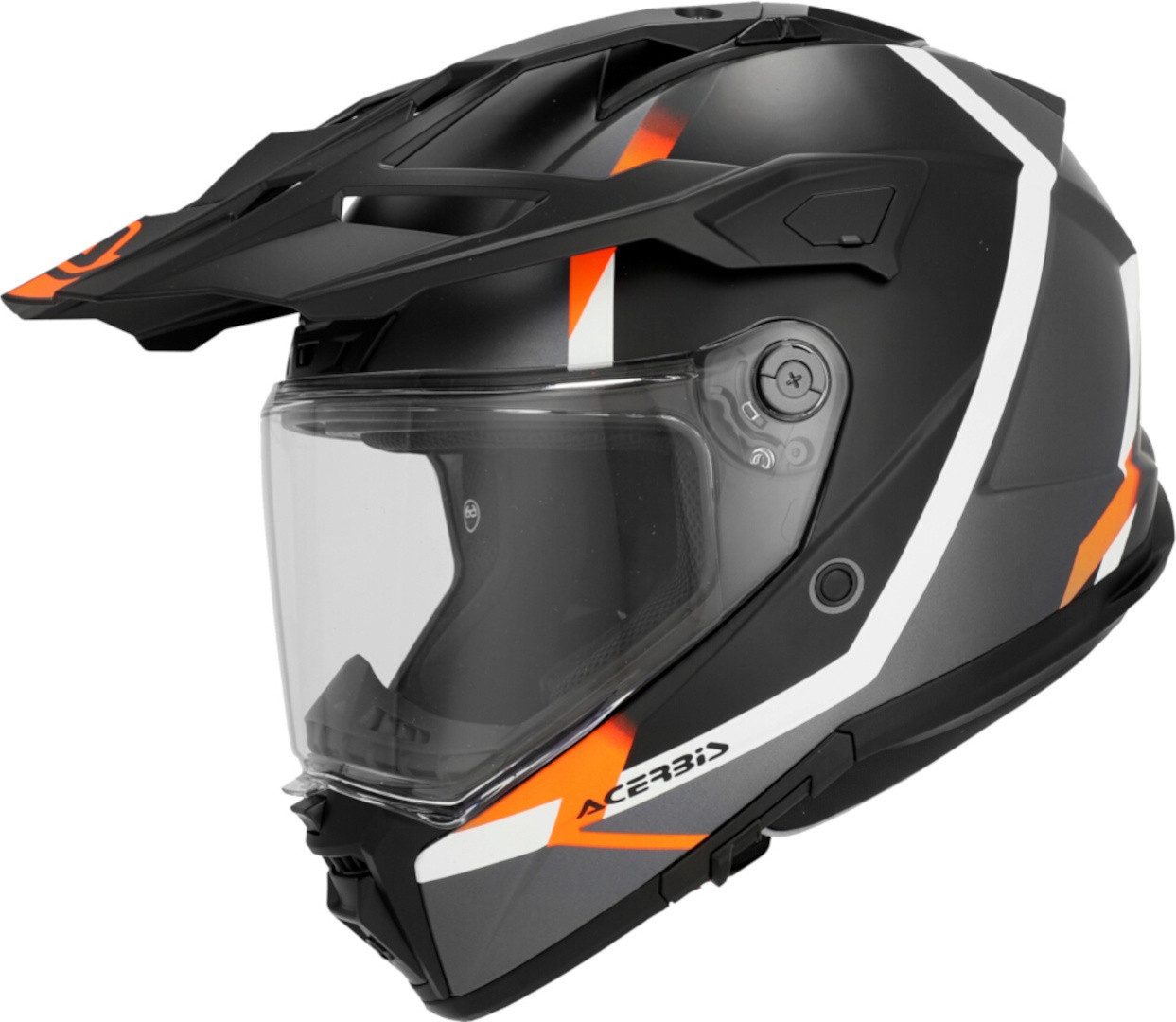 Acerbis Motocrosshelm Attack Graphic Enduro Helm, vorbereitet für Pinlockscheibe,integriertes Sonnenvisier