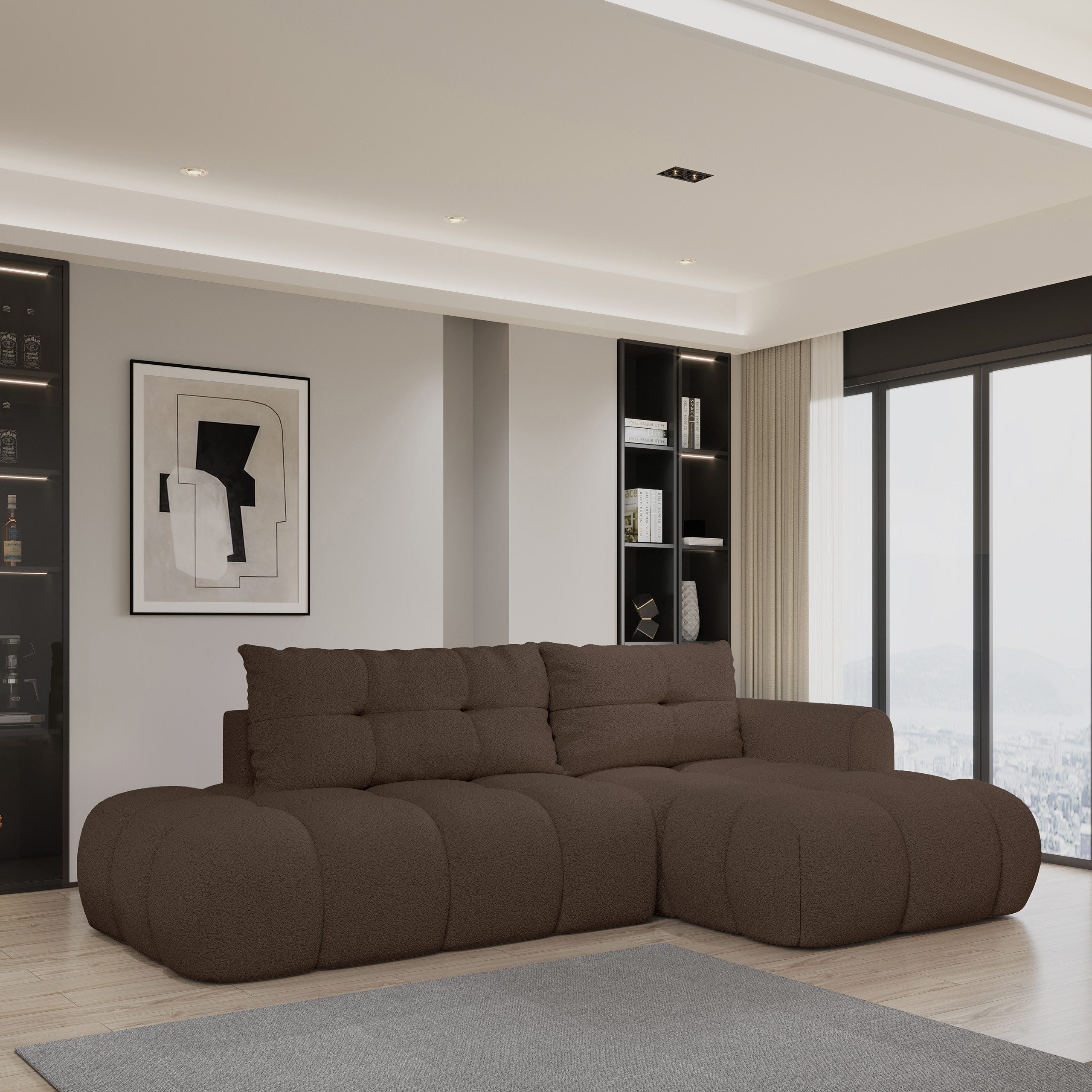 Masseno Ecksofa FLUMA mit Schlaffunktion L-Form, günstig online kaufen