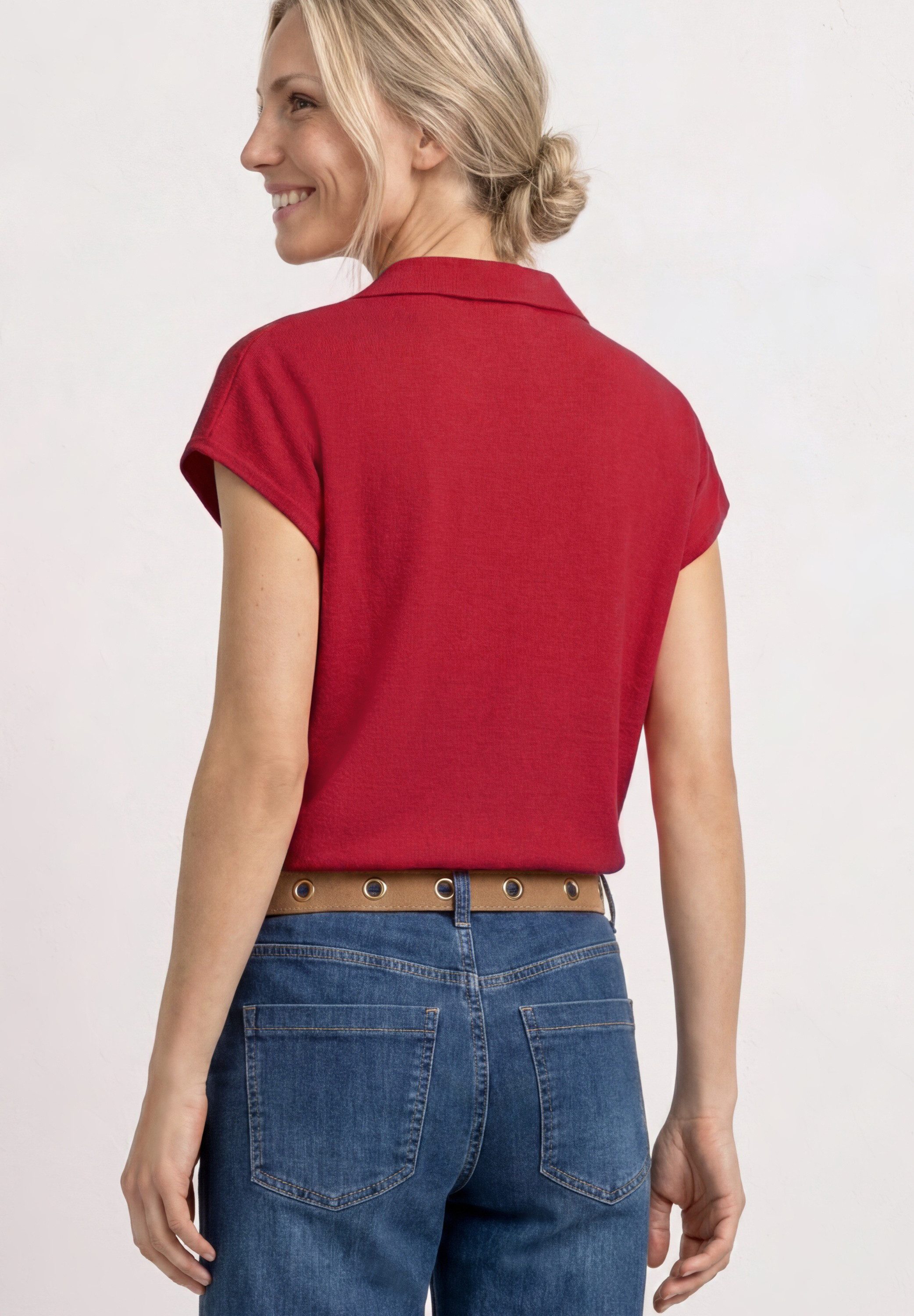 STREET ONE T-Shirt in Unifarbe