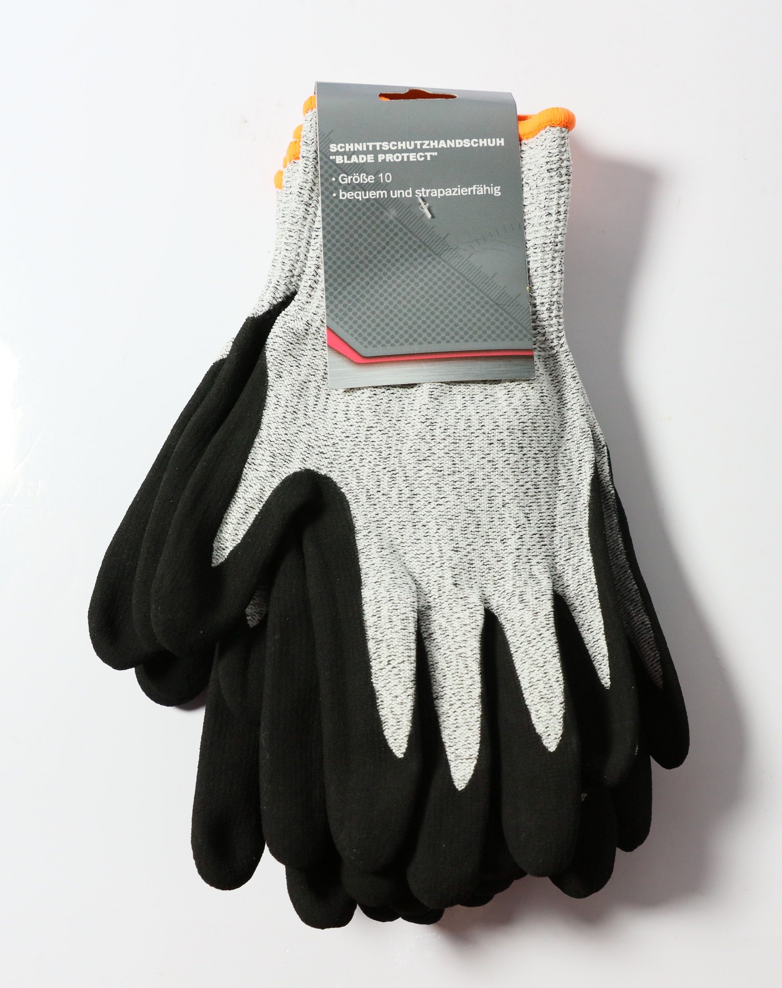 Gr. Protect Touchscreen-Finger Blade Schnittschutzhandschuhe Schnittschutzhandschuh (3er Set) 10 TECH-CRAFT