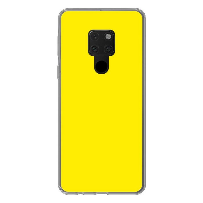 MuchoWow Handyhülle Gelb - Zitrone - Neon - Muster Phone Case Handyhülle Huawei Mate 20 Silikon Schutzhülle