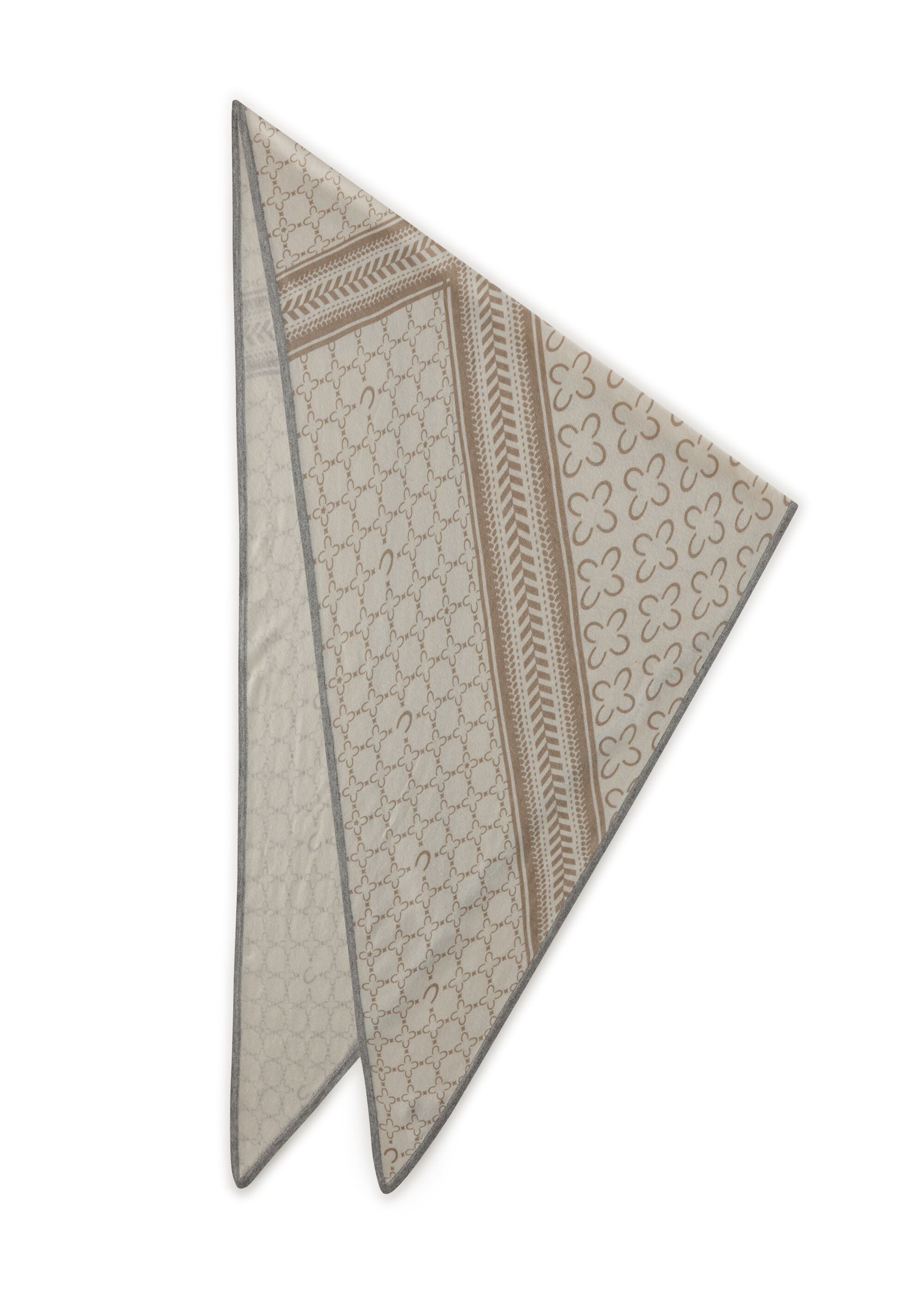 Codello Dreieckstuch, (1-St), mit Monogramm-Muster