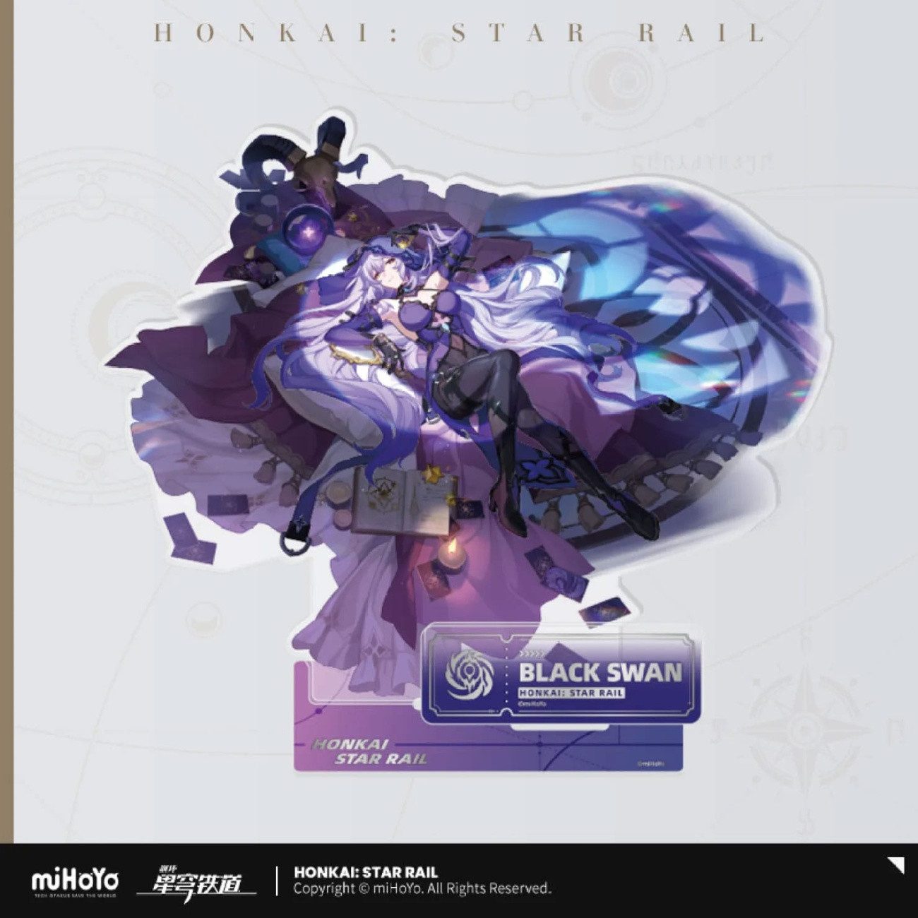 MiHoYo Merchandise-Figur Honkai: Star Rail Path of the Nihility Series Acryl Figur Black Swan 1