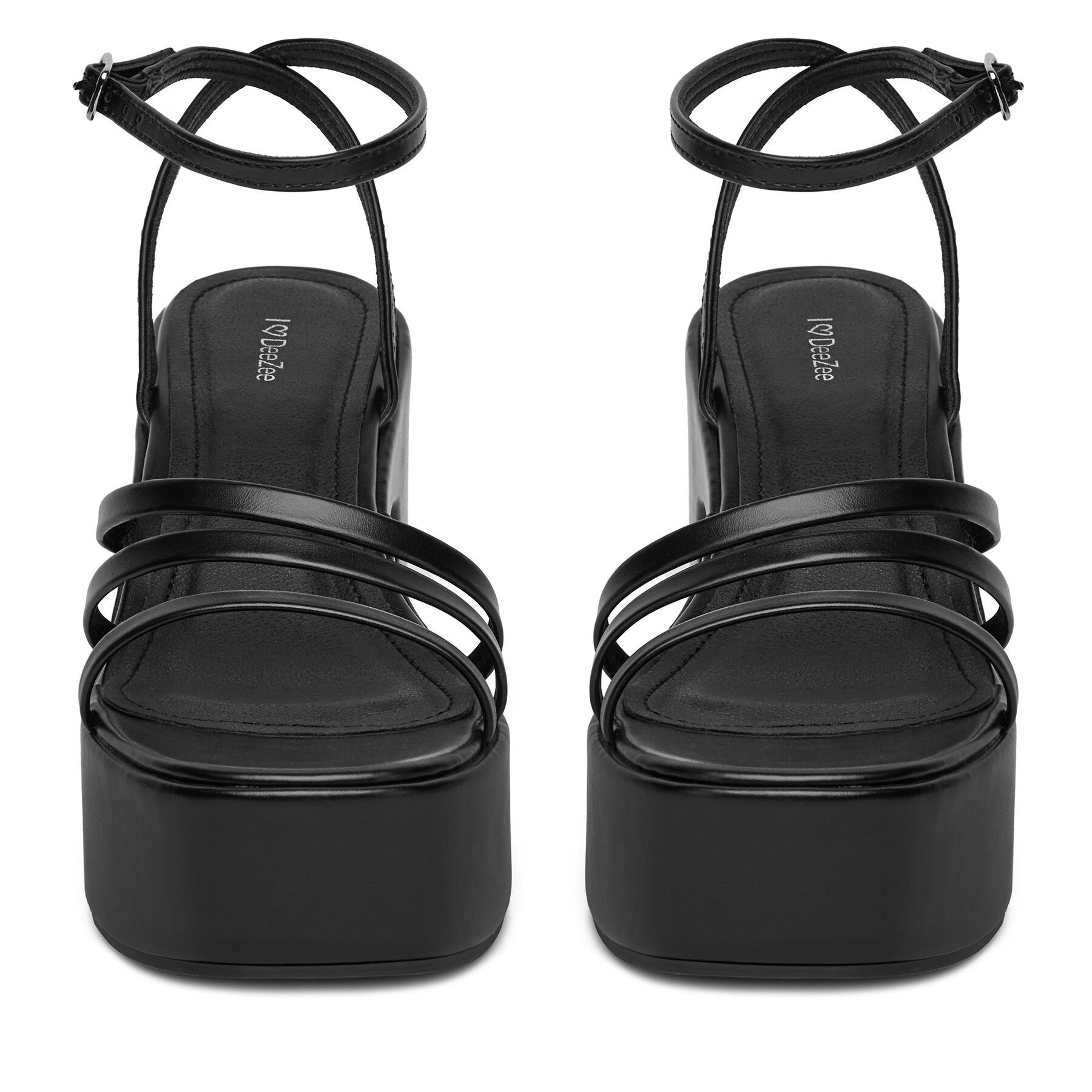 DeeZee Deezee Damensandalen Schwarz F7178-16 Sandale – Bild 5 von 5