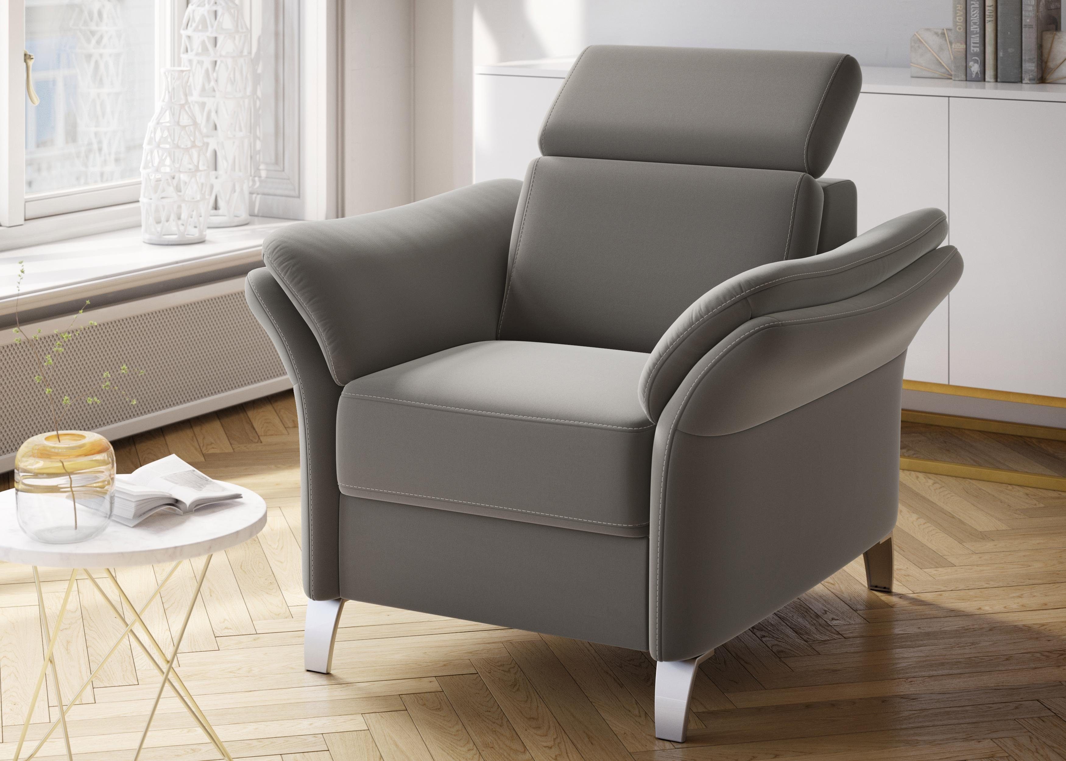 sit&more Sessel Vincenzo, inklusive Kopfteilverstellung günstig online kaufen