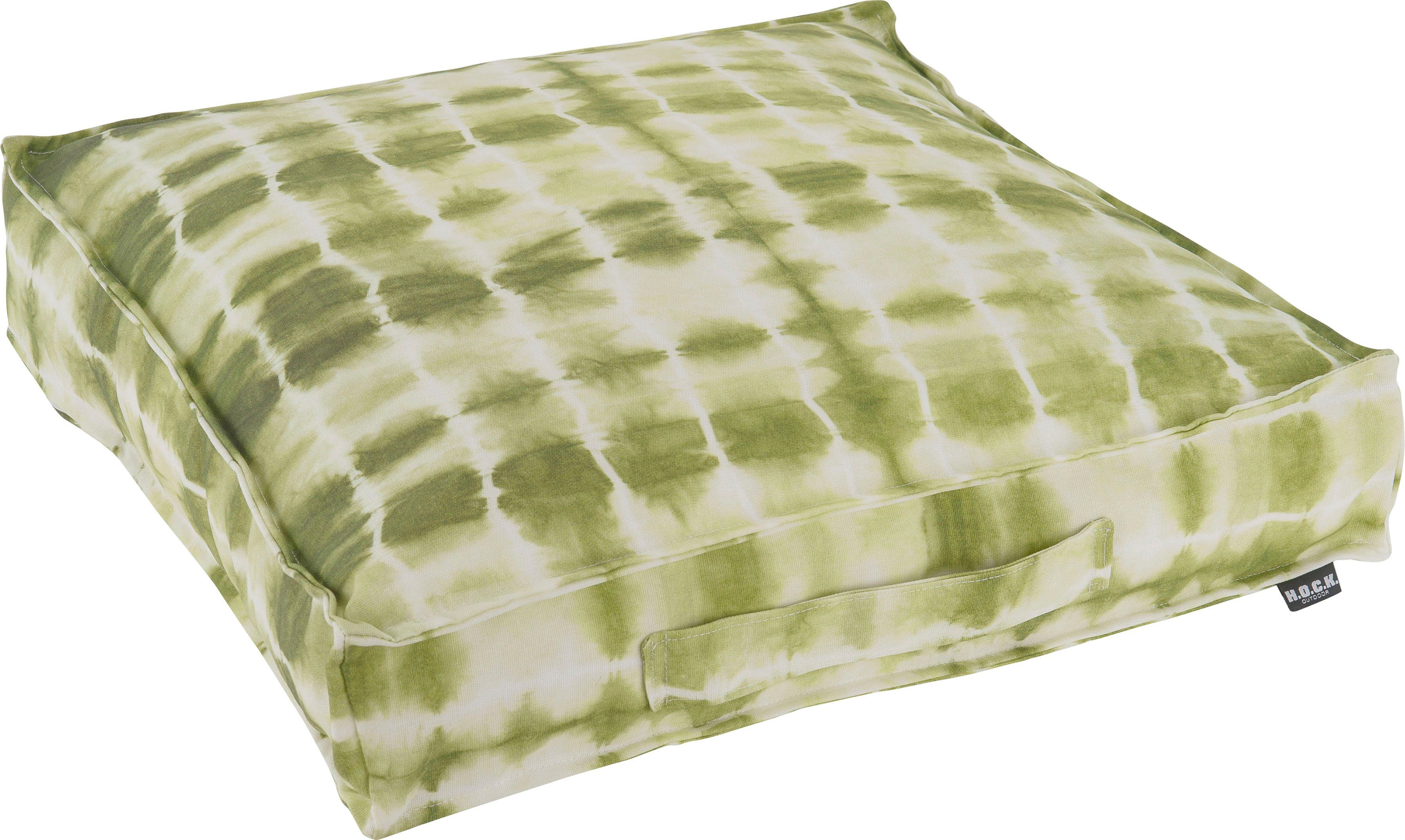 H.O.C.K. Palettenkissen Badu Batik Midnight Outdoor, Matratzenkissen