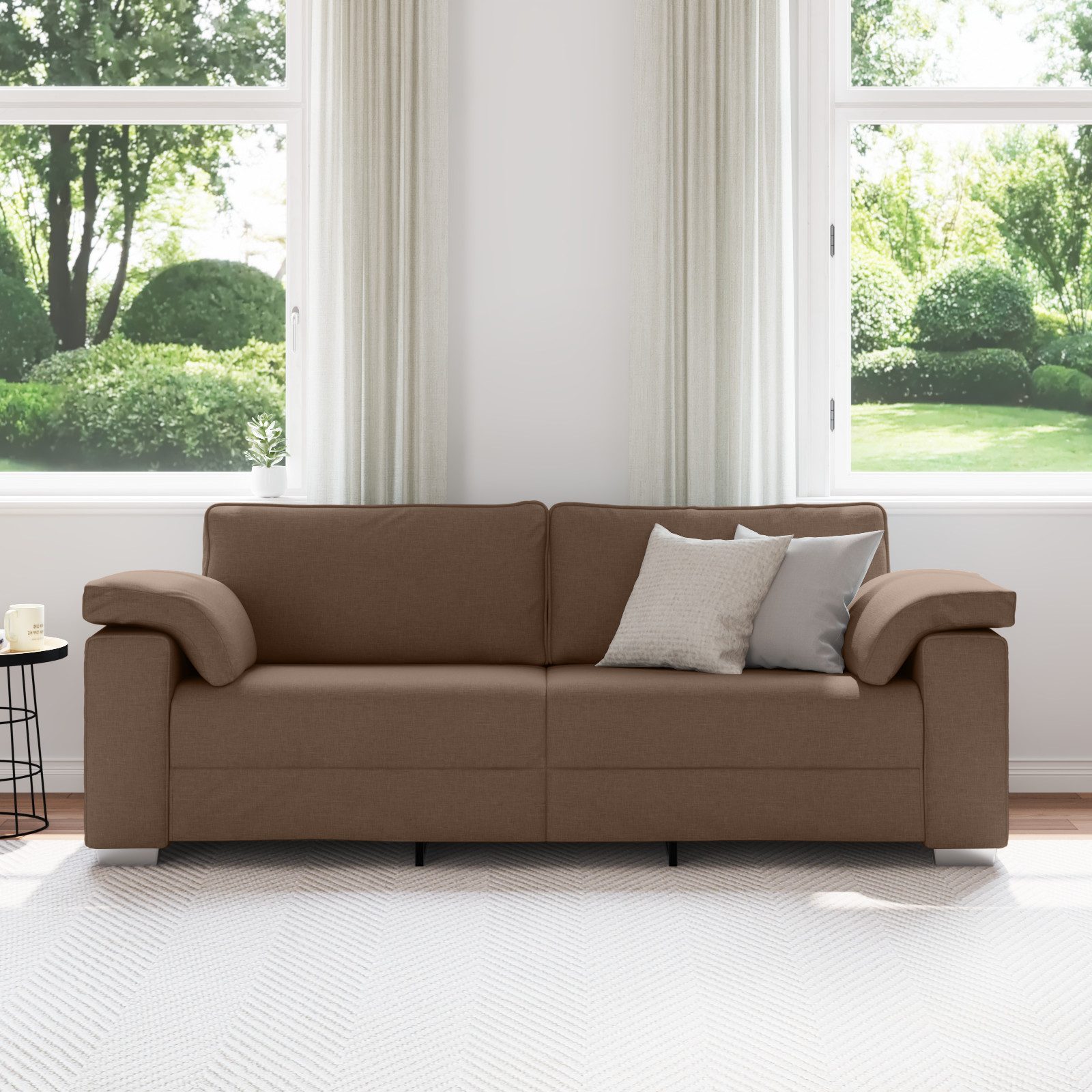 vidaXL Sofa Sofa 3-Sitzer Braun 178 günstig online kaufen
