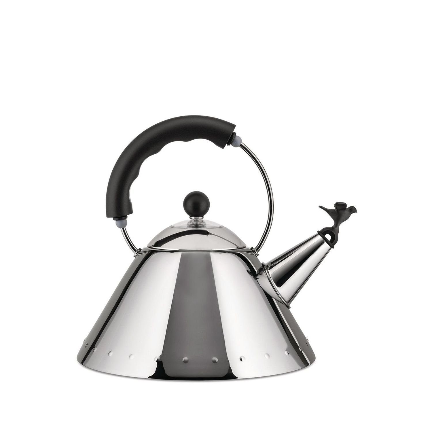 Alessi Wasserkessel Michael Graves 9093 B Schwarz, (1-tlg)