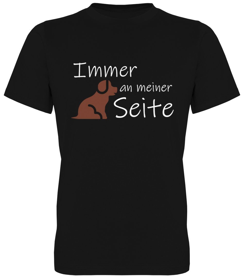 G-graphics T-Shirt Immer an meiner Seite – Hund Herren T-Shirt mit einem Sp günstig online kaufen