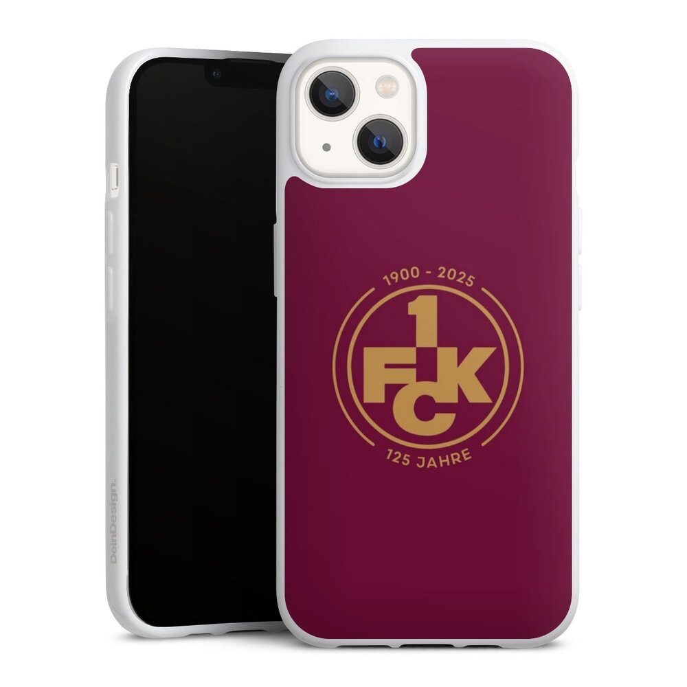 DeinDesign Handyhülle 1. FC Kaiserslautern 1. FCK 125 Jahre 1. FCK 125. Jubiläum, Apple iPhone 13 Silikon Hülle Bumper Case Handy Schutzhülle