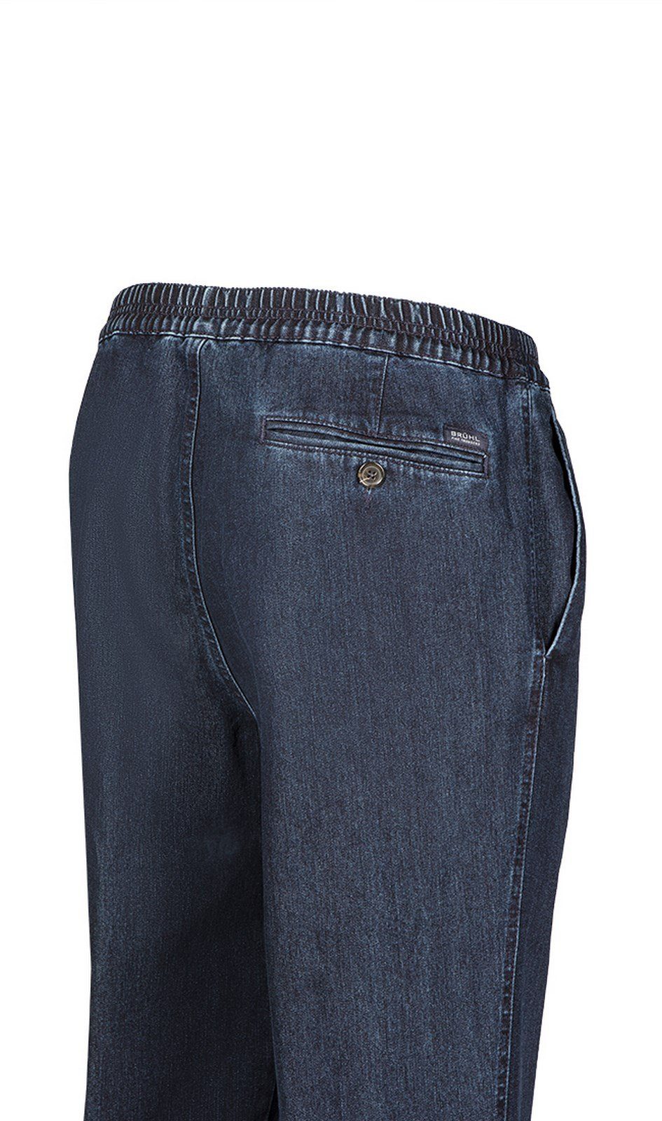 in Gustav Stretch-Denim Stoffhose grau Brühl