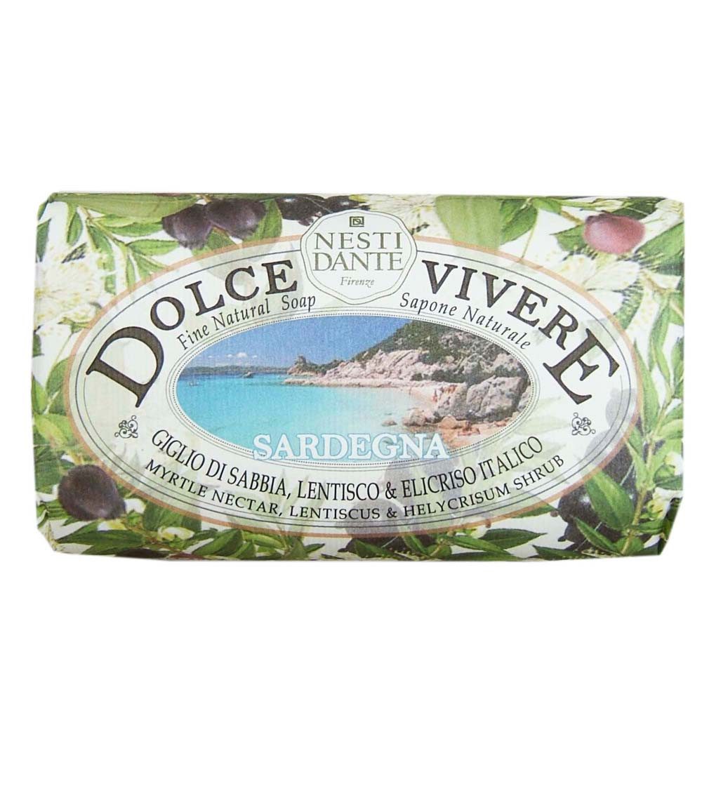 Nesti Dante Handseife Sardegna 250 g, Hand -und Körperseife mit feinem Duft 250 g