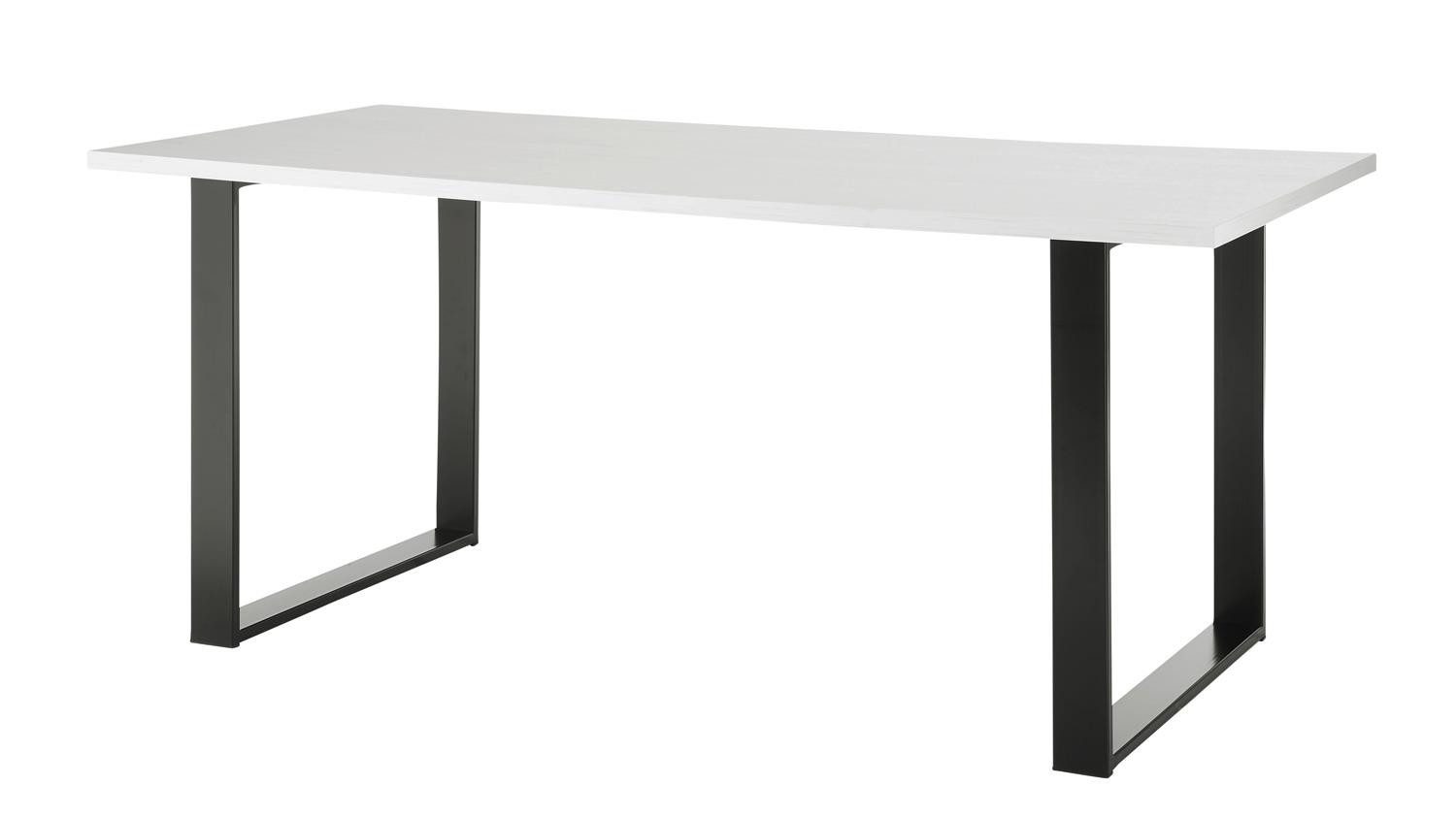 Möbel Akut Esstisch Esstisch Sherwood 03 Pinie weiß und anthrazit 180x80 cm