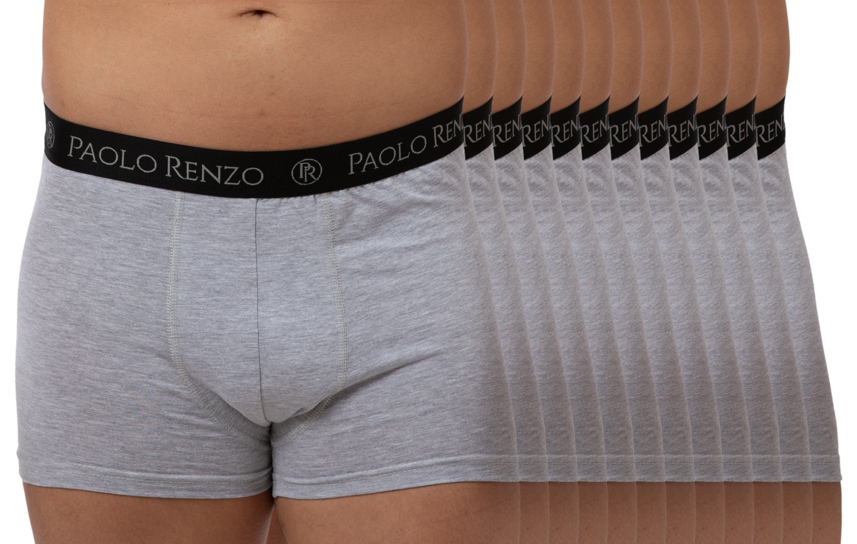 Paolo Renzo Boxershorts (12-St) Atmungsaktive Fitted günstig online kaufen