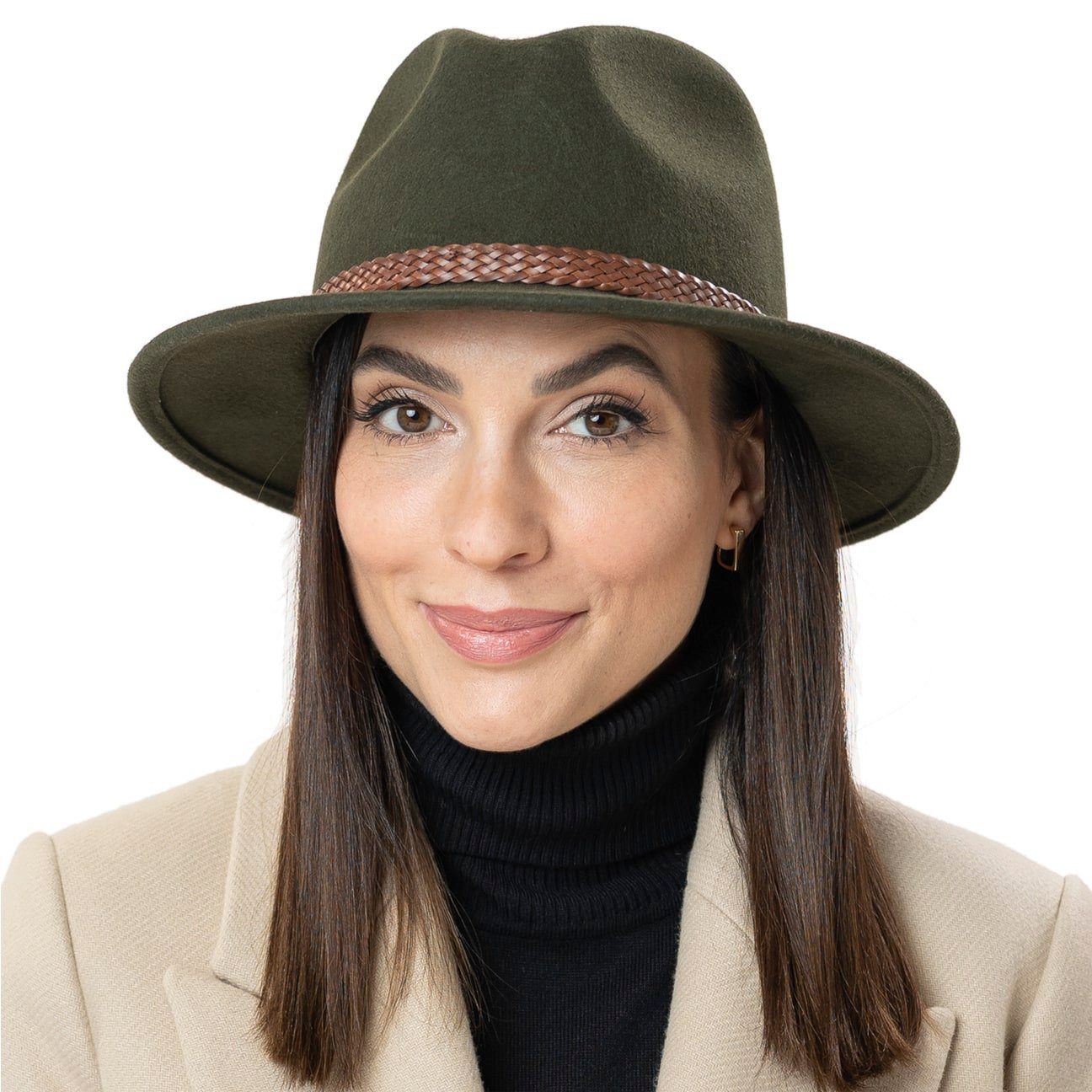 Lipodo Filzhut (1-St) Wollfilzhut, Made in Italy