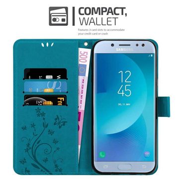 Cadorabo Handyhülle Samsung Galaxy J5 2017 Samsung Galaxy J5 2017, Klappbare Handy Schutzhülle - Hülle - mit Standfunktion und Kartenfach