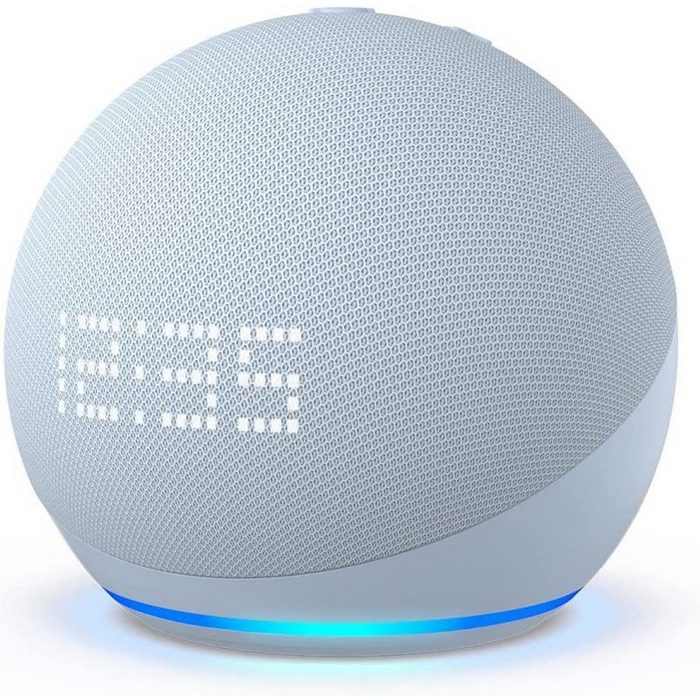 Amazon Streaming-Box Amazon Echo Dot mit Uhr 5. Generation (2022) Smarter Lautsprecher mit
