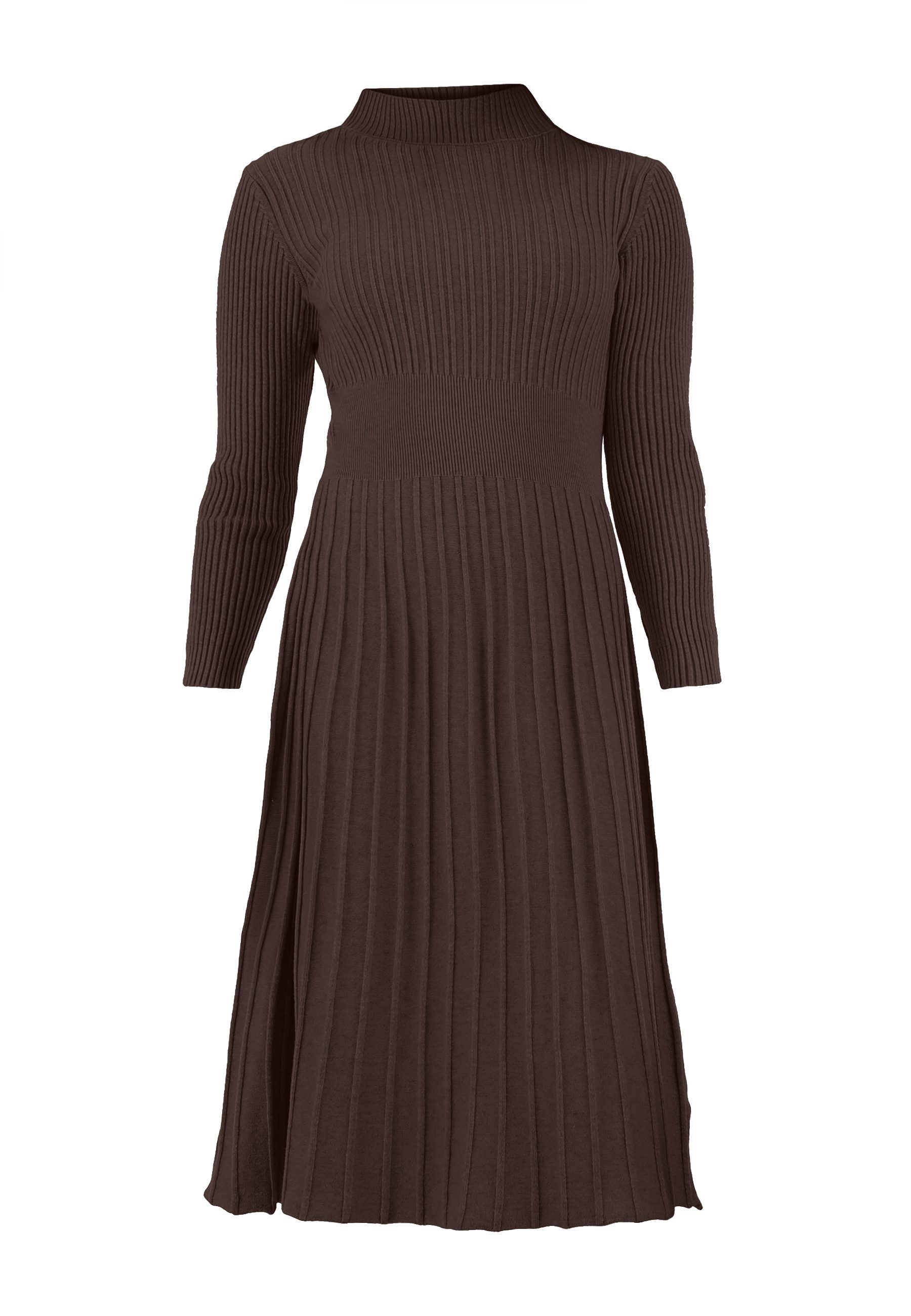 Midikleid tailliert mit ausgestelltem Rock – elegant und bequem