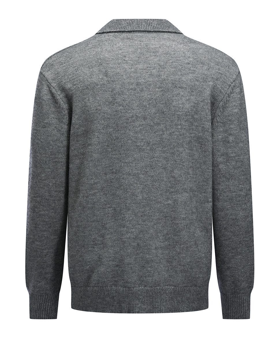 Allthemen Strickpullover mit grober Strickstruktur Uni Pullover günstig online kaufen