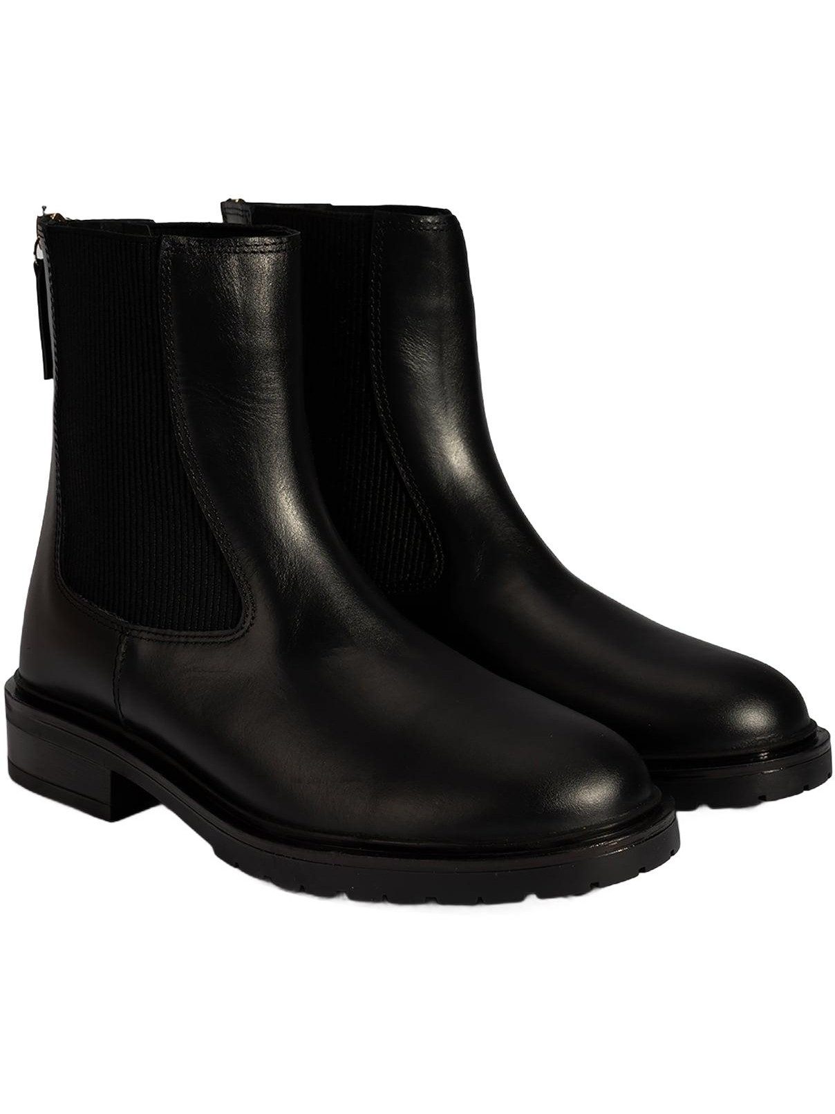 Desa Damen-Ankle-Boots aus Wildleder – Flacher Absatz, elastische Schn Stiefel