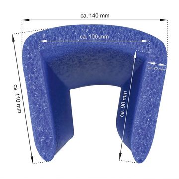 Scorprotect® Ladekantenschutz Kantenschutzprofil Schutzprofil U-Profil PE-Schaum 100 mm x 1 m