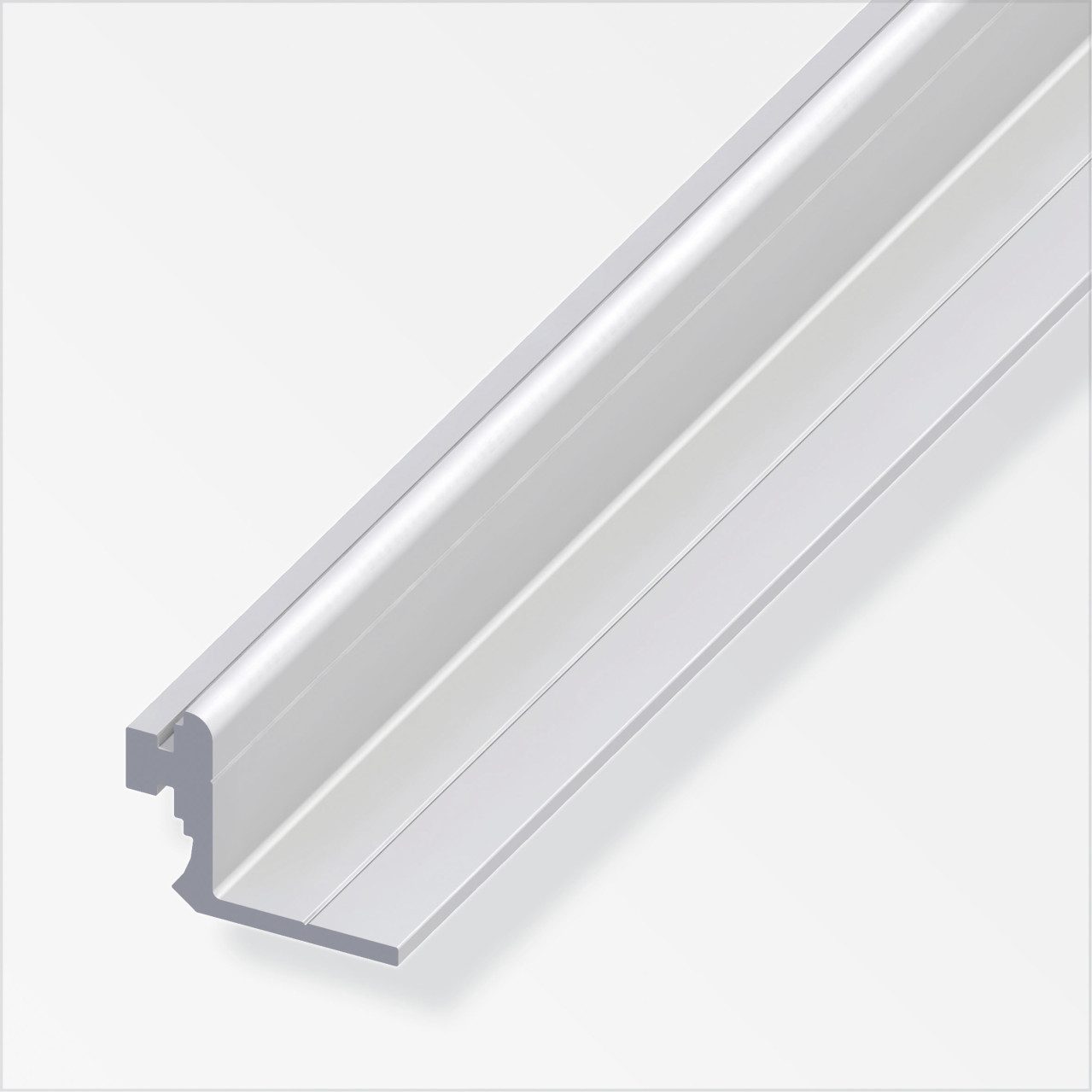 alfer Profil coaxis®-Anschlag-Profil 1 m, 23.5 mm Aluminium