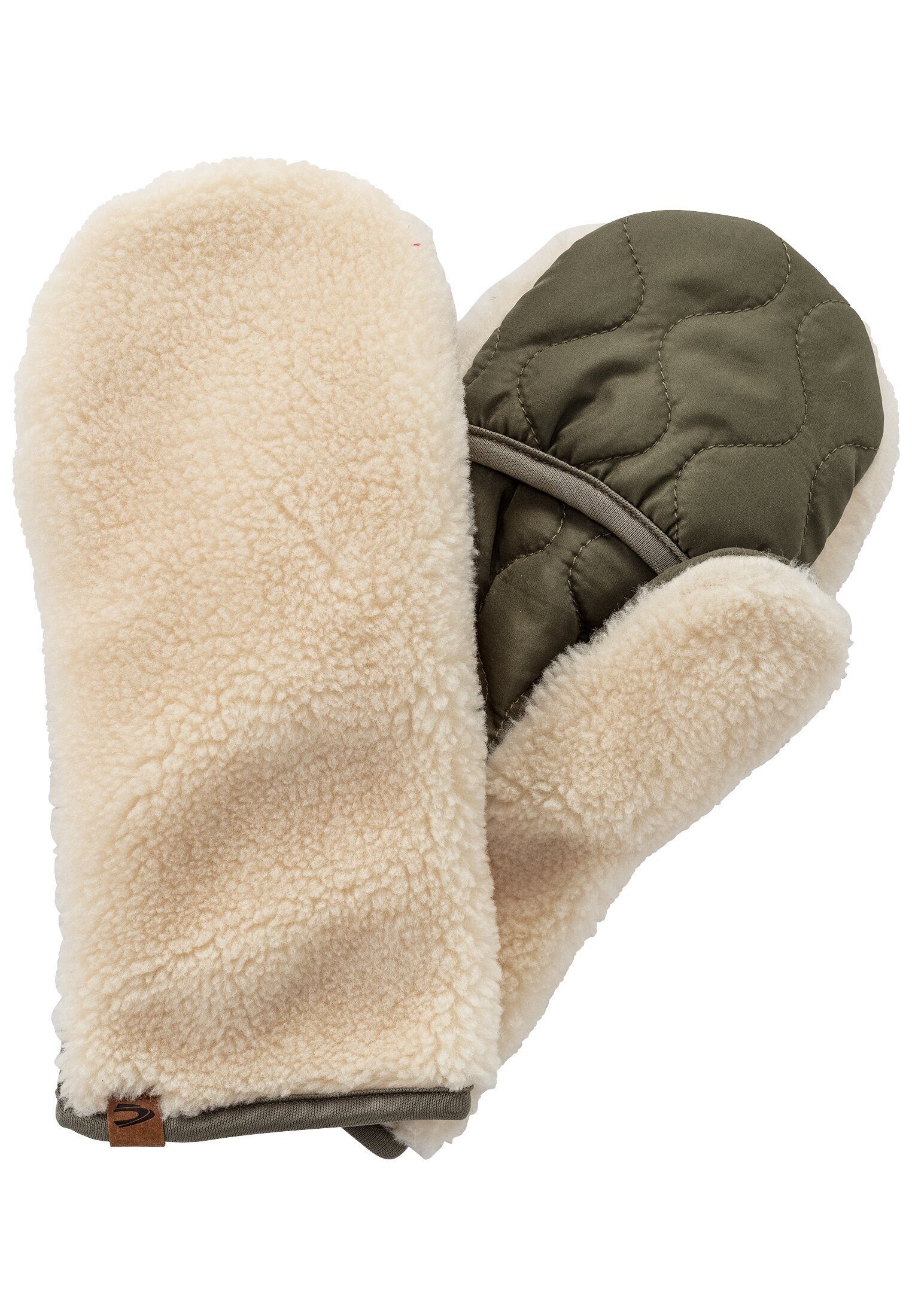 Fäustlinge mit Teddybesatz