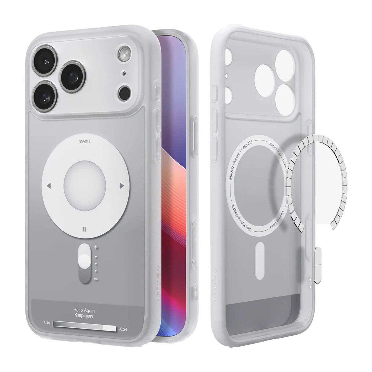 Spigen Backcover Spigen Ultra Hybrid Backcover MagSafe Apple iPhone 17 Pro Max - Clear