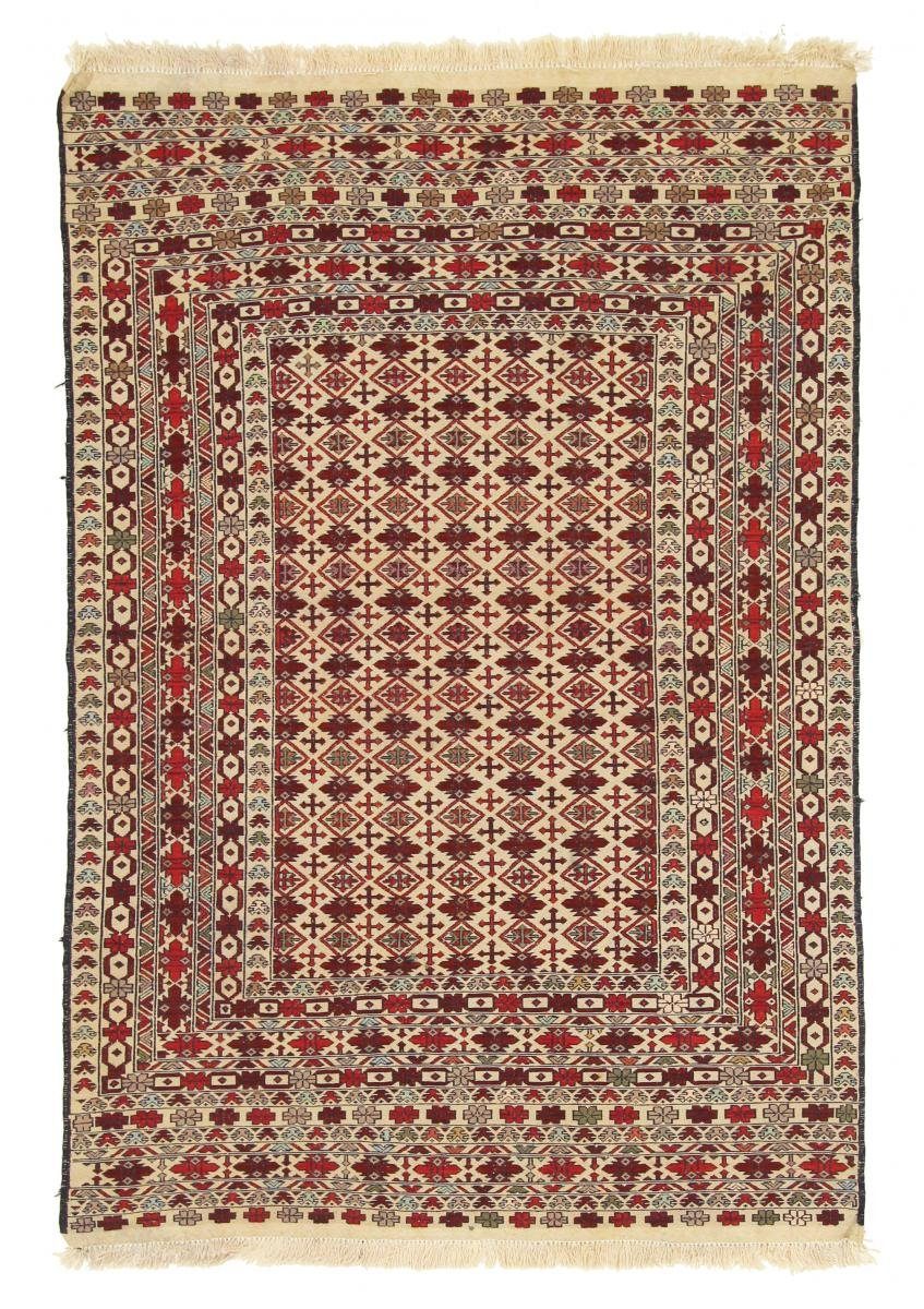 Orientteppich Nimbaft 126x180 Handgeknüpfter Orientteppich / Perserteppich, Nain Trading, rechteckig, Höhe: 8 mm