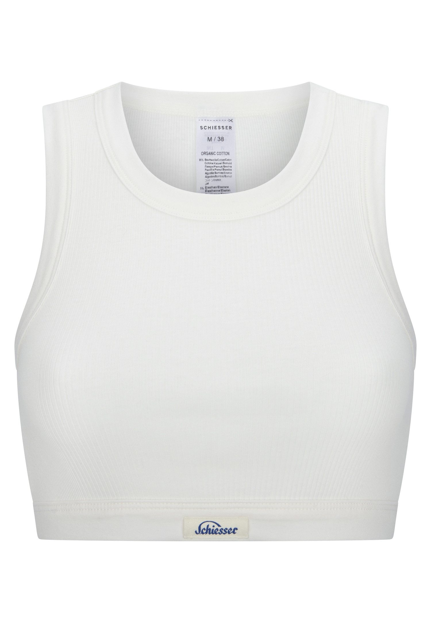 Schiesser Bustier Revival Kollektion Breite Abschlüsse an Dekolleté und Armausschnitt