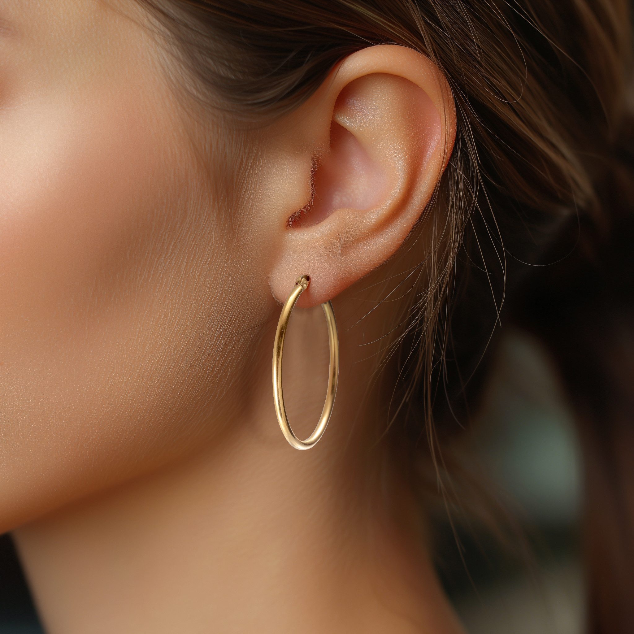 M-Diamant Creolen-Set Creolen-Set GOLDEN TRIO – 3 Paar goldfarbene Edelstah günstig online kaufen