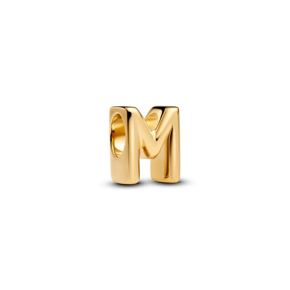 Pandora Charm-Einhänger Pandora Moments Buchstabe M Alphabet-Charm 763959C00