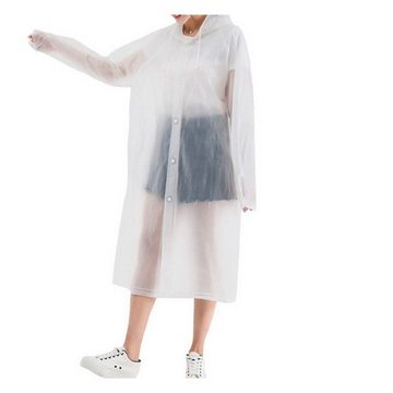 AUKUU Regenmantel Modischer Modischer nicht wegwerfbarer verdickter transparenter Regenmantel für Erwachsene für Männer und Frauen Outdoor