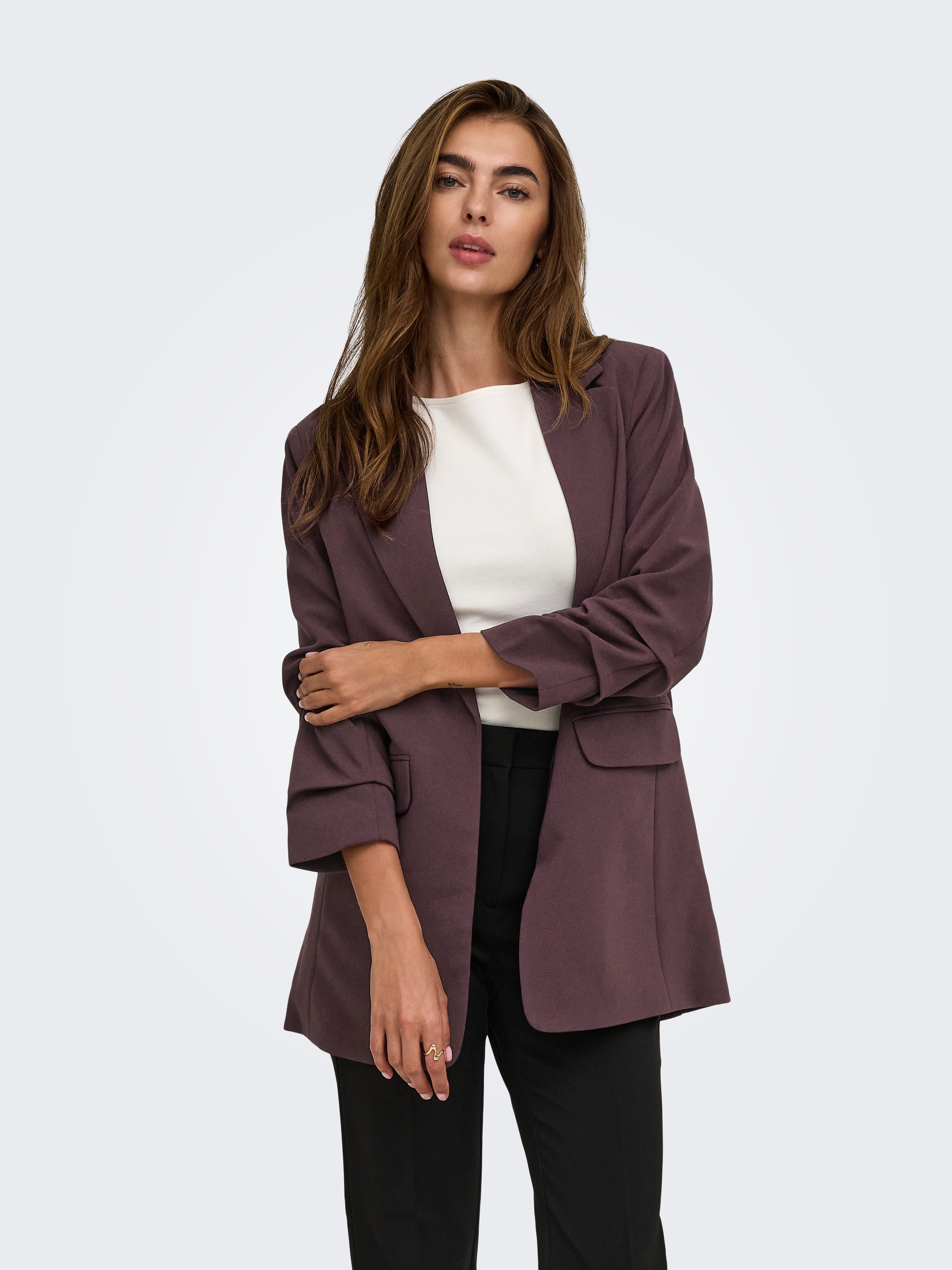 ONLY Longblazer ONLKALINA 3/4 OPEN BLAZER CC TLR Materialmix, loose fit