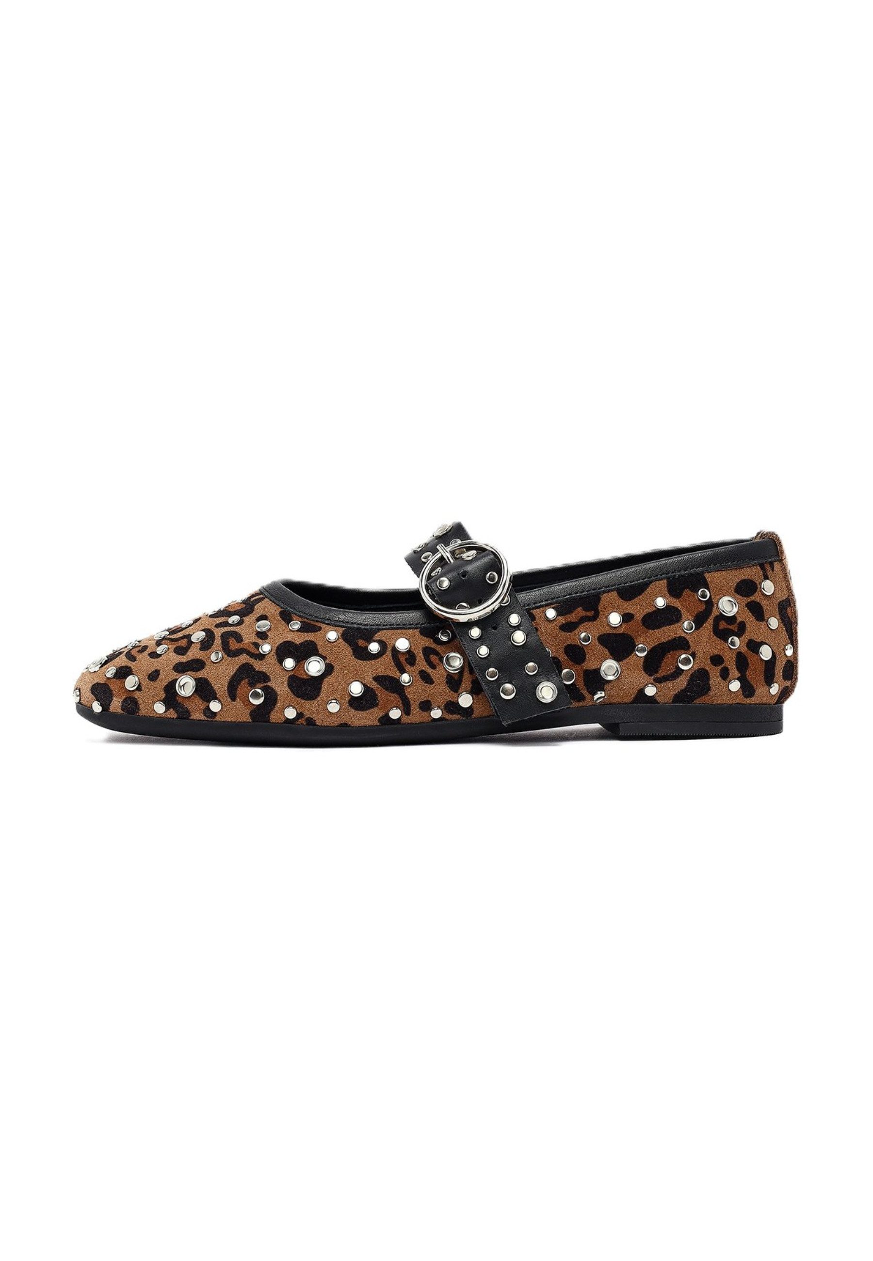 Ballerinas aus Leder Ballerina