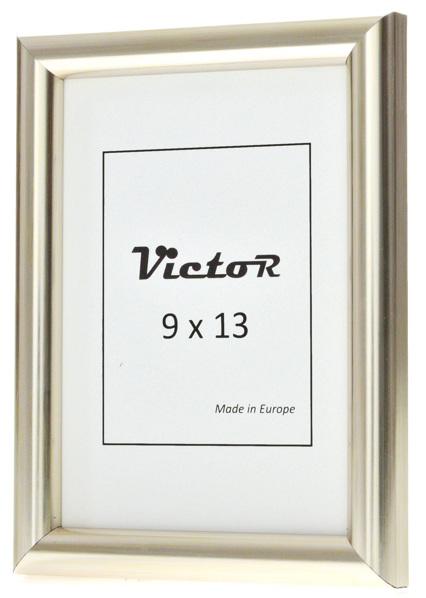 Victor (Zenith) Bilderrahmen Leiste: cm, Rahmen David, Kunststoff silber, in 9x13 14x17mm