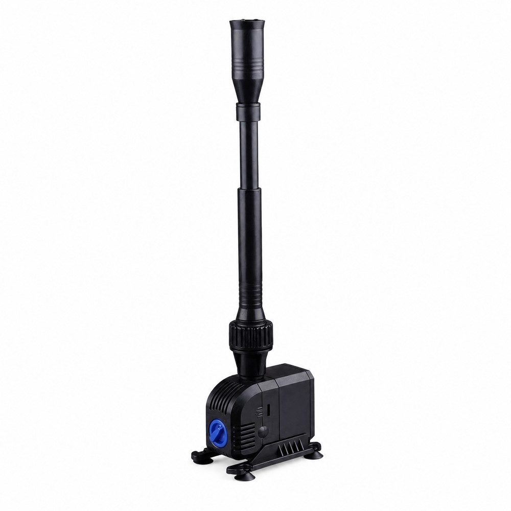 Aquaone Teichpumpe HJ-603 Teichfontäne 600 L/h 8W inkl. 4 Aufsätzen
