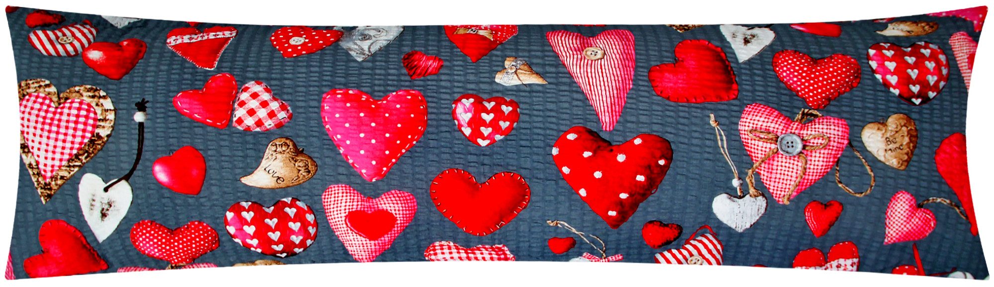 Heubergshop Seitenschläferkissenbezug, (1 Stück), Seersucker 40x145cm günstig online kaufen