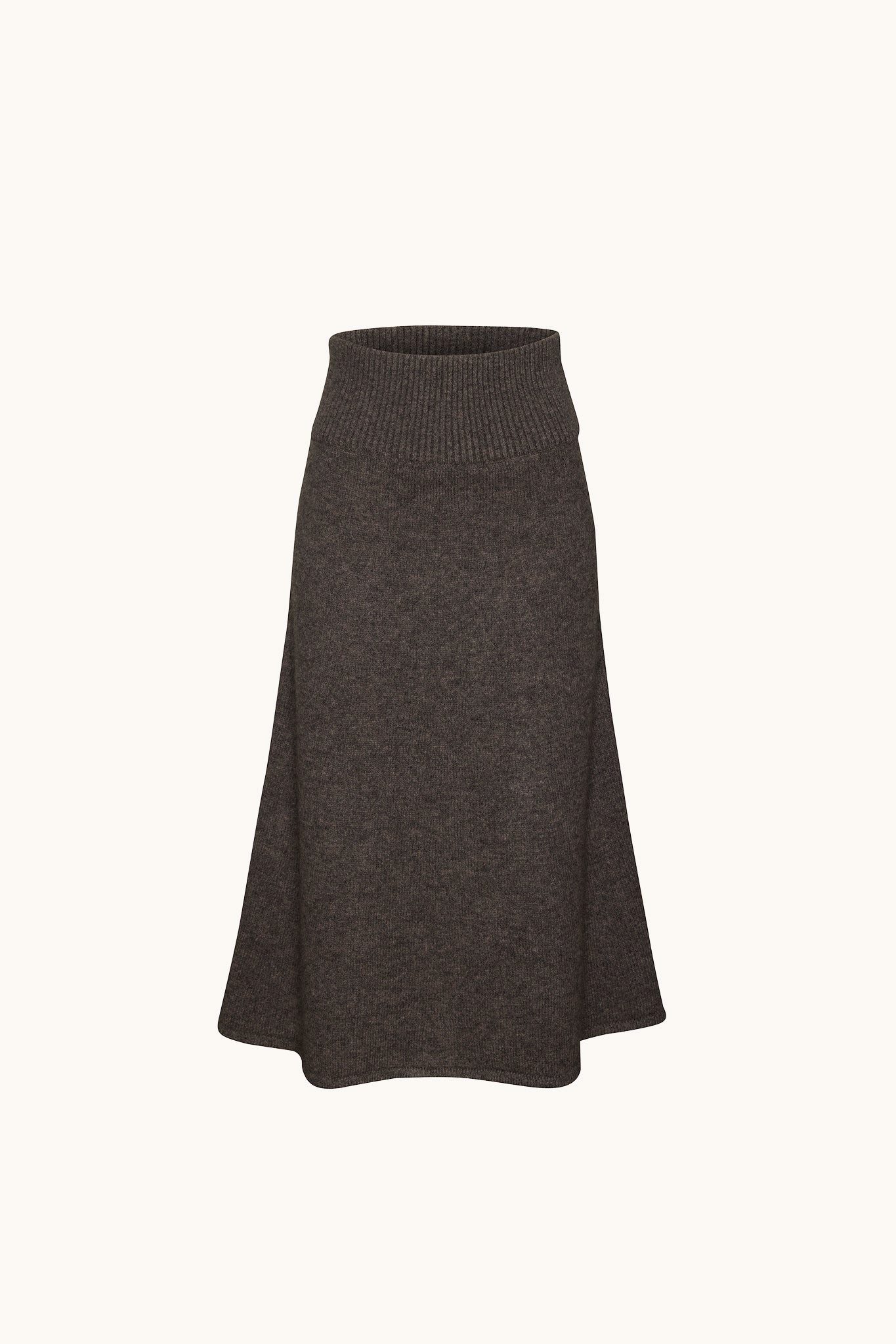 DAINIKA Strickrock Eleganter Damen Kaschmirrock mit feiner Merinowolle weich und warm Langer Strickrock für Eleganz und Komfort